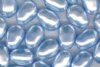 1 11x8mm Light Blue Swarovski Pearl Drop